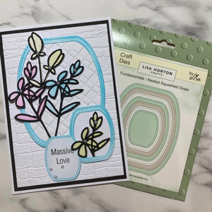 Lisa Horton Crafts Fundamentals Die Set - Nested Squashed Oval (7 Dies)