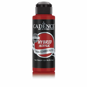 Cadence Hybrid Acrylic Multi-Surface Paint - Blood Red 70ml