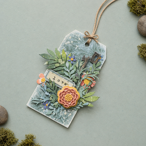 William Morris Inspired Larkspur Foliage & Sea Flowers Dies