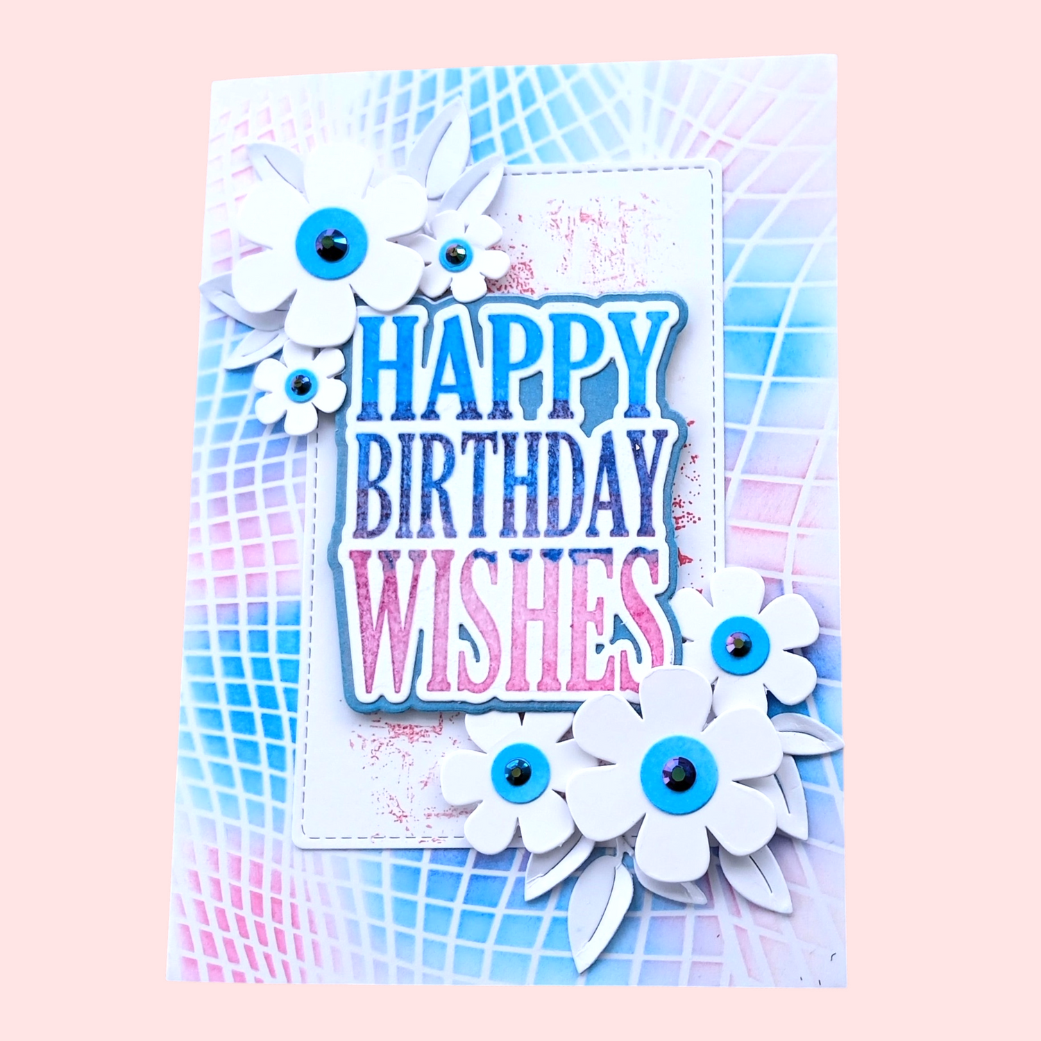 Panel Pairs Stamps and Dies - Birthday Thanks