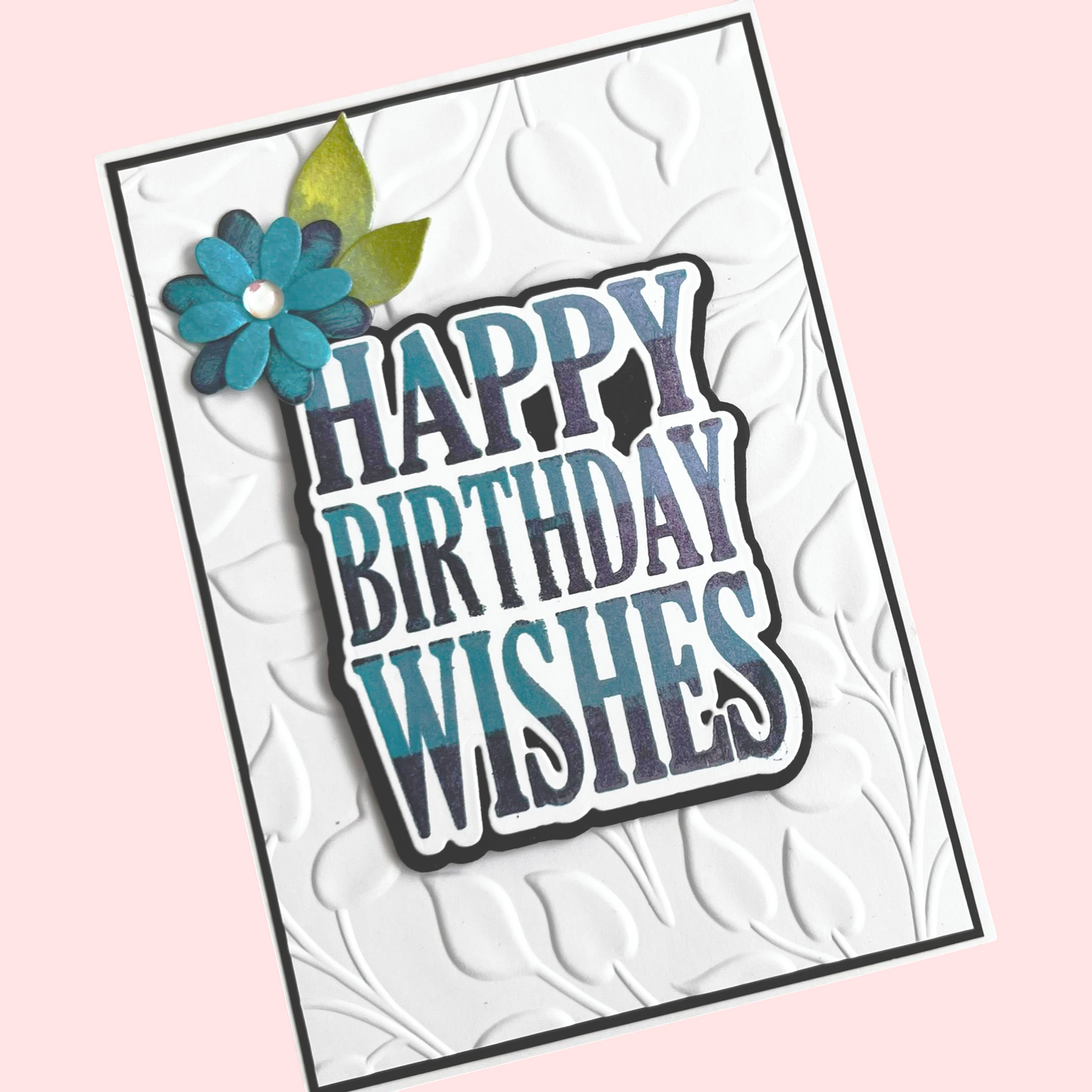 Panel Pairs Stamps and Dies - Birthday Thanks