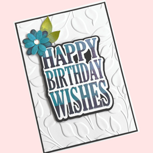 Panel Pairs Stamps and Dies - Birthday Thanks