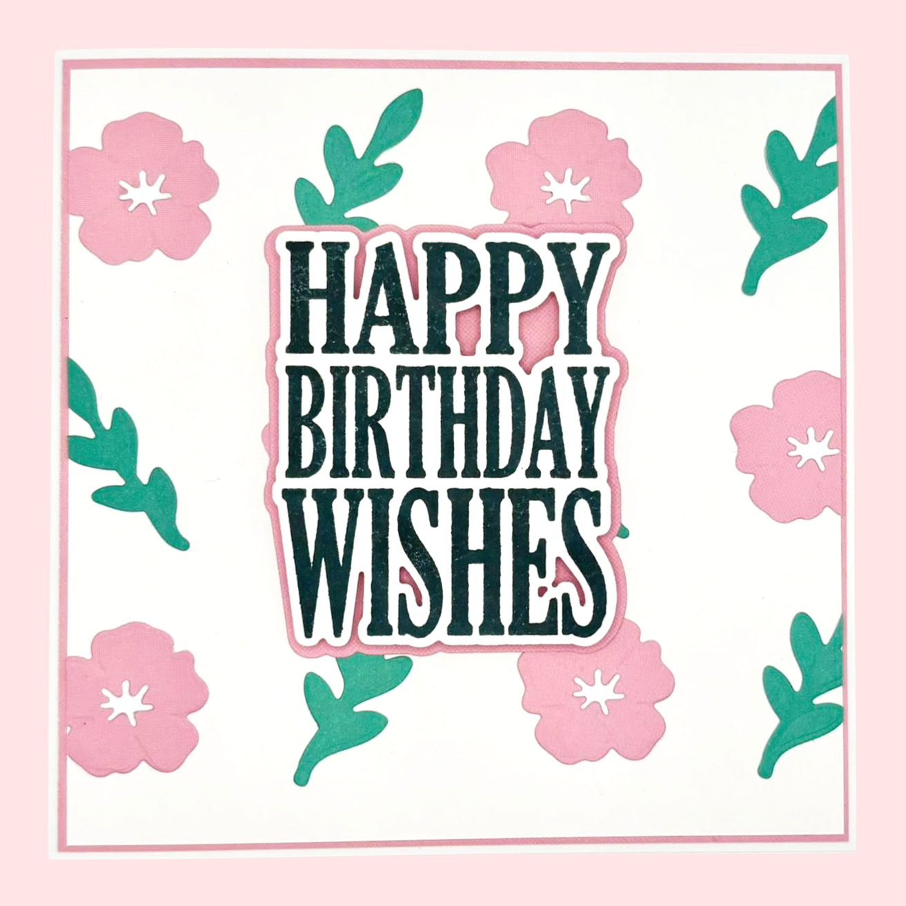 Panel Pairs Stamps and Dies - Birthday Thanks
