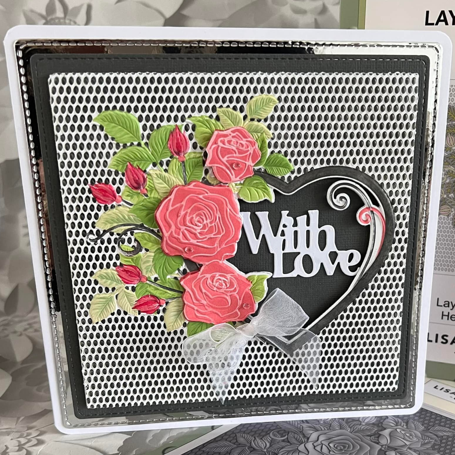 Lisa Horton Crafts Heart of Roses 6