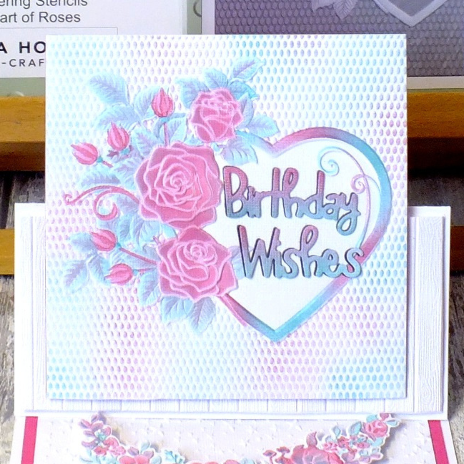 Lisa Horton Crafts Heart of Roses 6