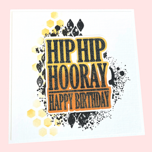 Panel Pairs Stamps and Dies - Hip Hip Hooray
