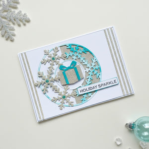 Spellbinders x Lisa Horton Crafts Snowflake Wreath Etched Dies