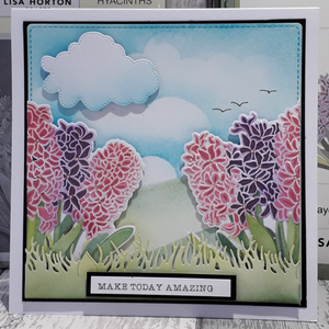 Lisa Horton Crafts Hyacinths 6" x 6" Layering Stencils