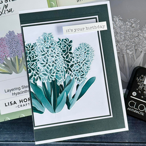 Lisa Horton Crafts Hyacinths 6" x 6" Layering Stencils