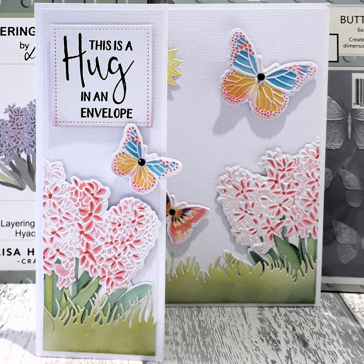 Lisa Horton Crafts Hyacinths 6" x 6" Layering Stencils