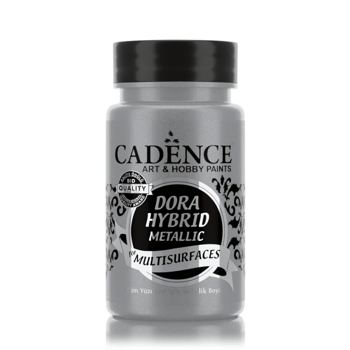Cadence Dora Hybrid Metallic Paint for Multi-Surfaces – Silver 90ml