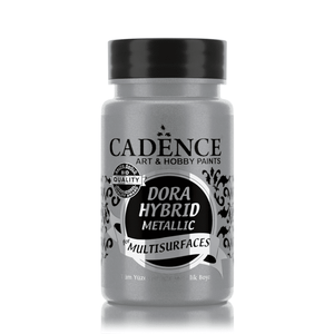 Cadence Dora Hybrid Metallic Paint for Multi-Surfaces – Silver 90ml