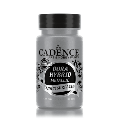 Cadence Dora Hybrid Metallic Paint for Multi-Surfaces – Silver 90ml