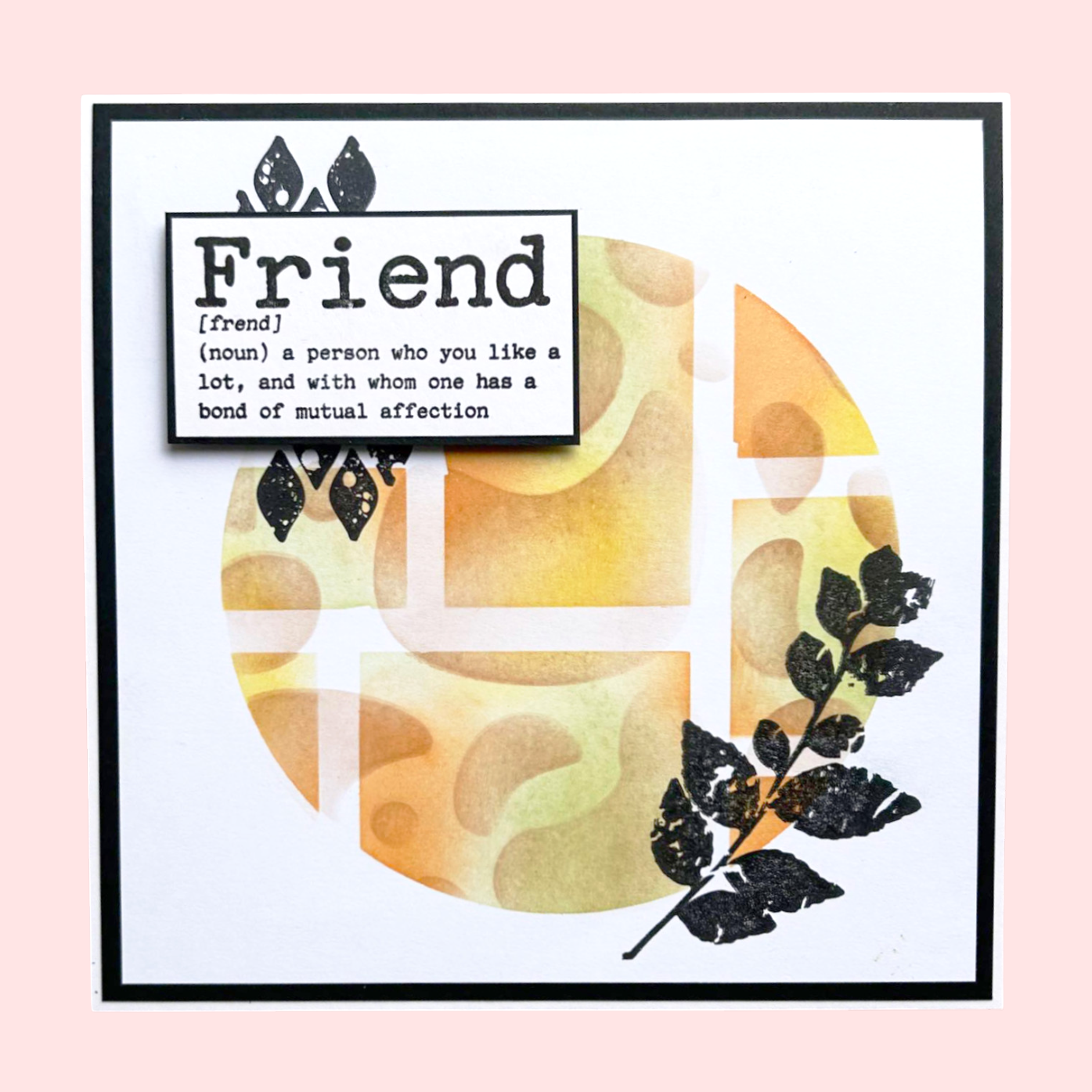 Muse & Maker Aged Glossary A6 Clear Stamp Set