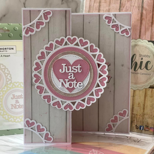 Leafy Butterfly Frame and Just A Heart Die Sets