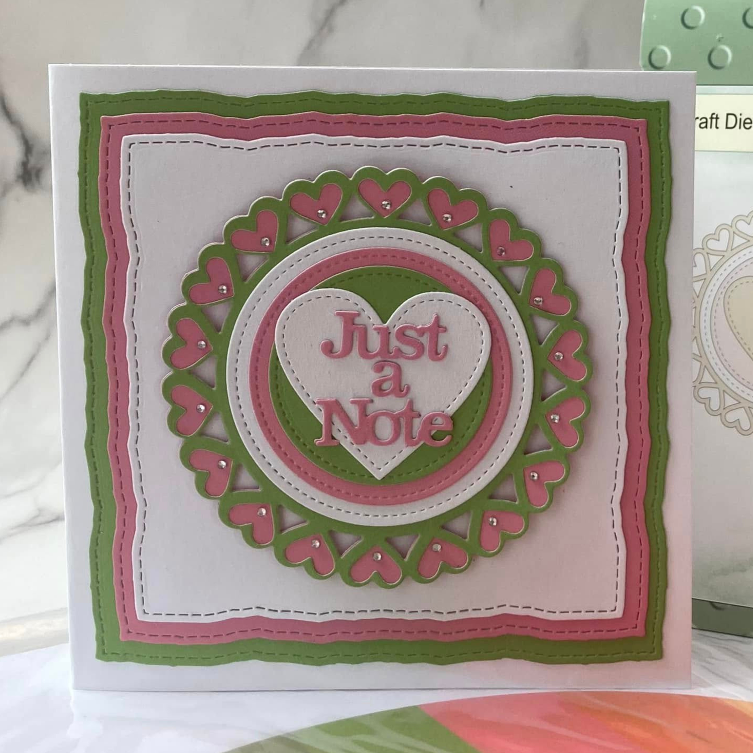 Leafy Butterfly Frame and Just A Heart Die Sets