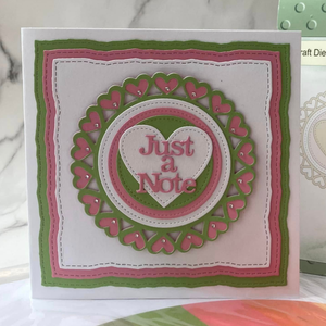 Leafy Butterfly Frame and Just A Heart Die Sets