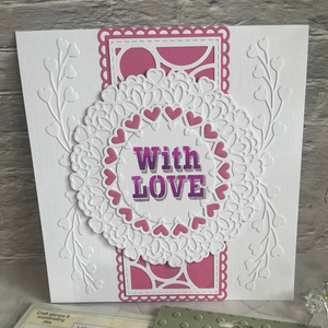 Leafy Butterfly Frame and Just A Heart Die Sets