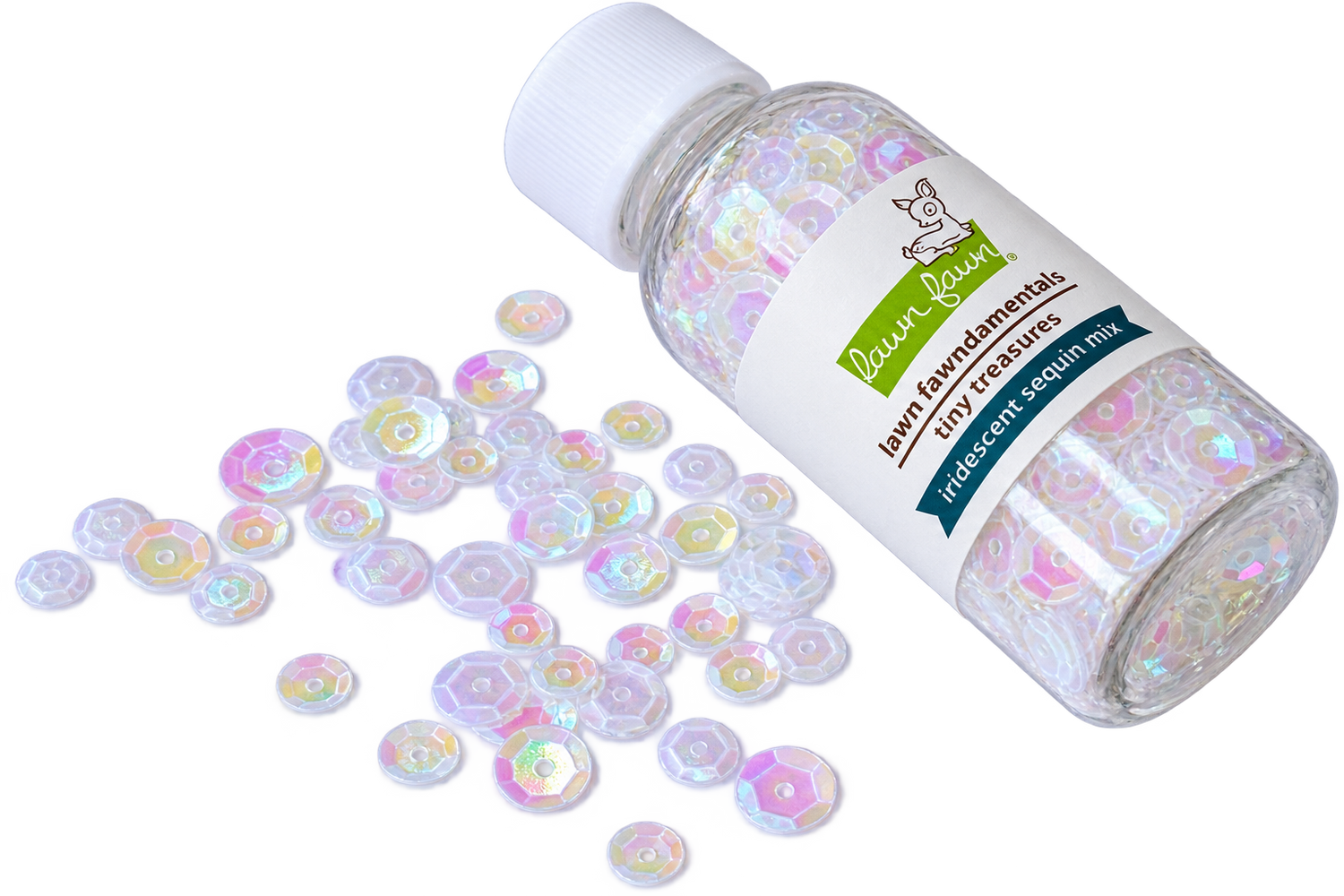Lawn Fawndamentals - Iridescent Sequin Mix - Tiny Treasures