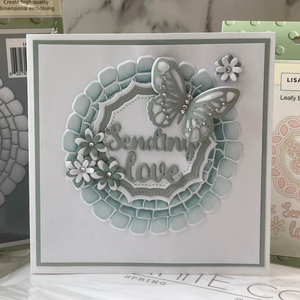 Leafy Butterfly Frame and Just A Heart Die Sets