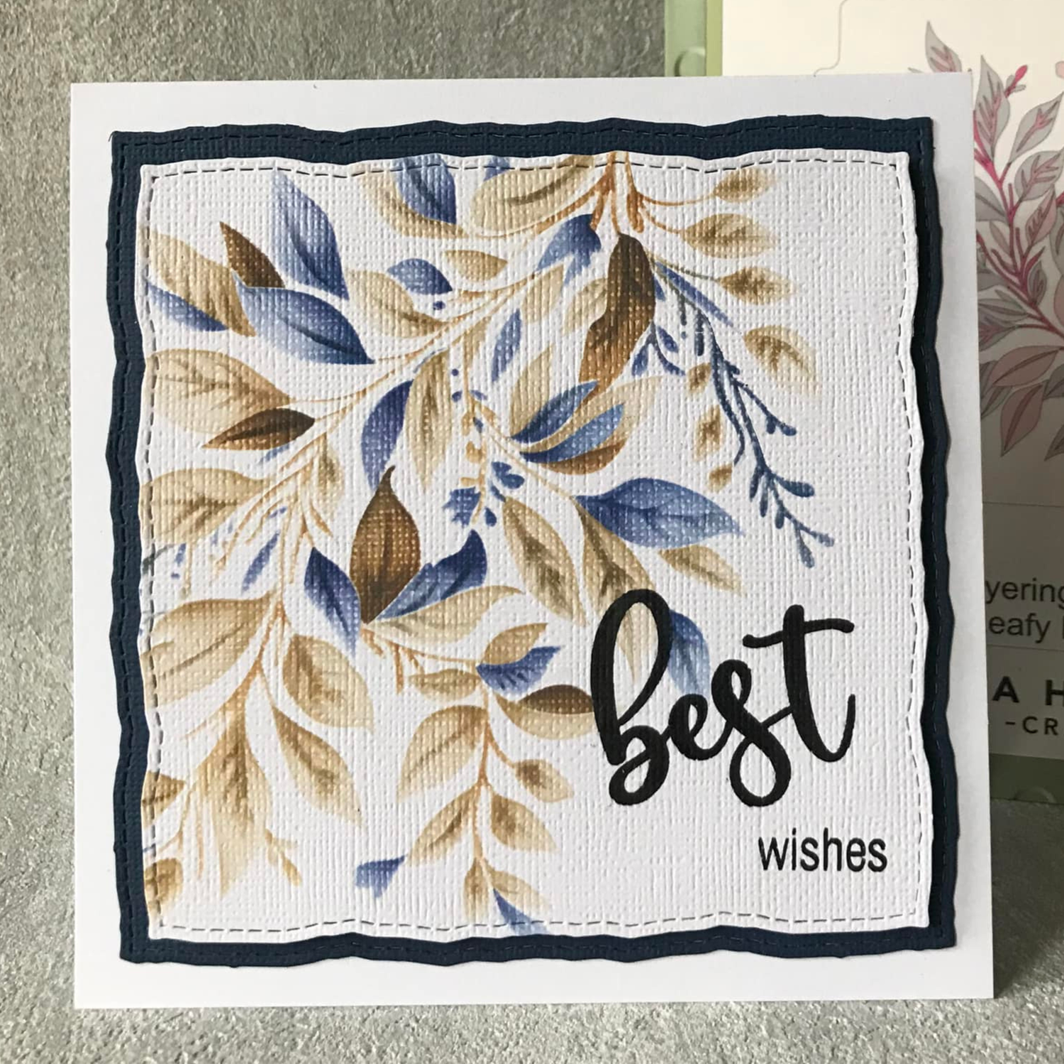 Lisa Horton Crafts Leafy Flourish 6" x 6" Layering Stencils