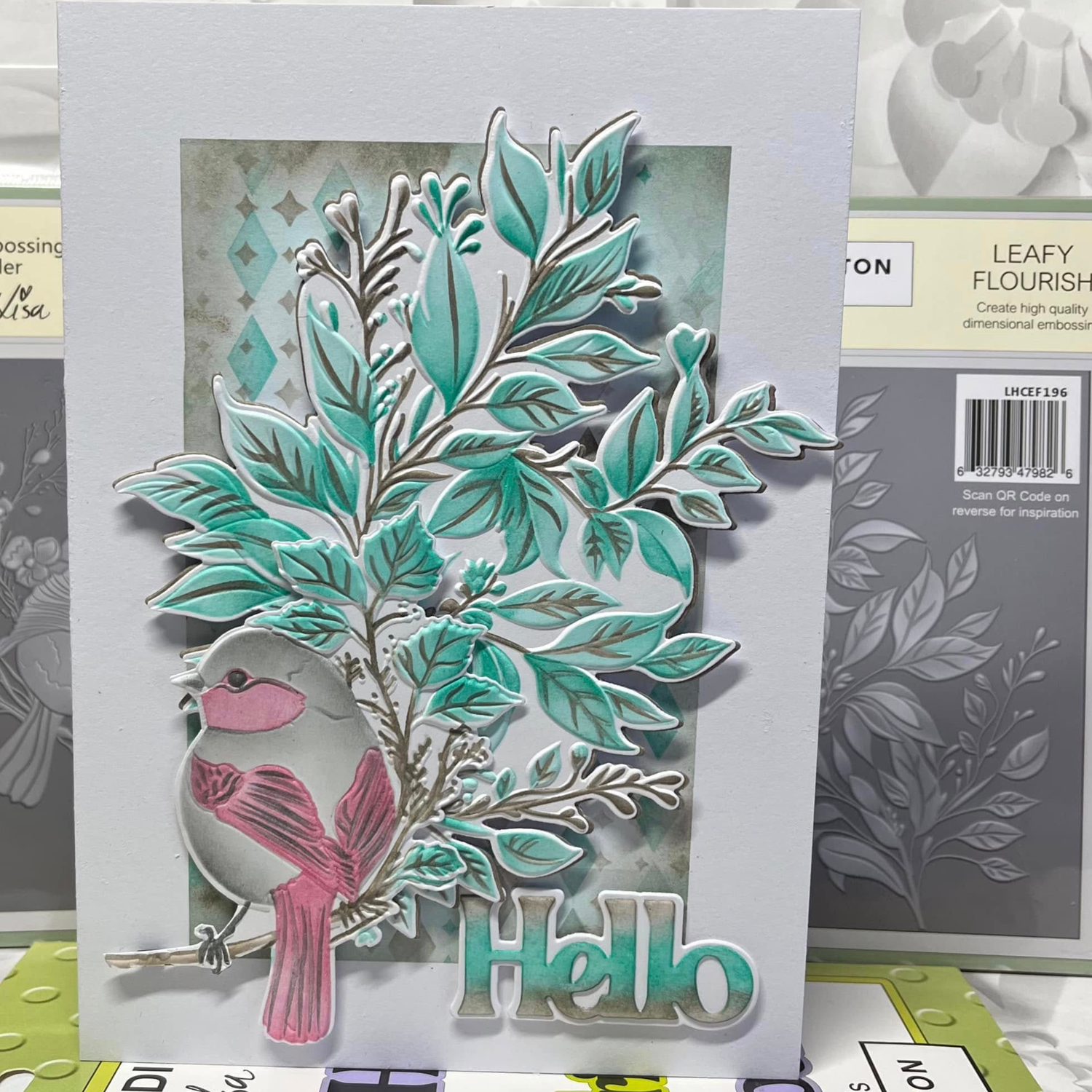 Lisa Horton Crafts Leafy Flourish 6" x 6" Layering Stencils