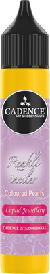 Cadence Coloured Pearls – Lemon Yellow 25ml