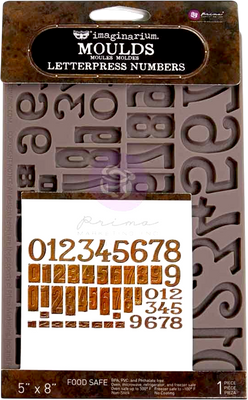 Finnabair Letterpress Numbers 5