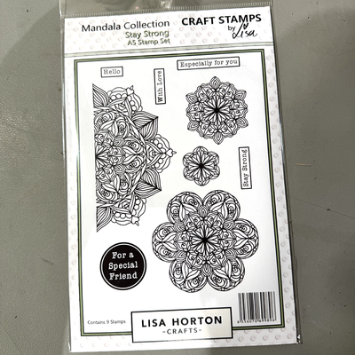 Lisa Horton Crafts Stay Strong Stamps