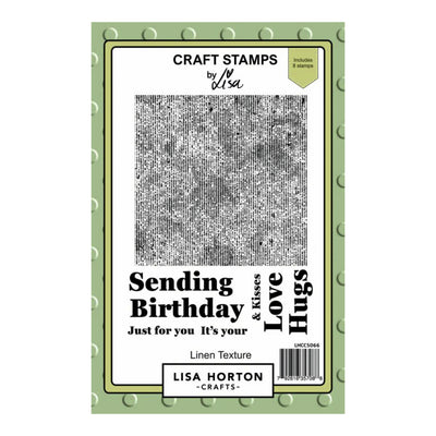 Linen Texture A5 Stamp Set