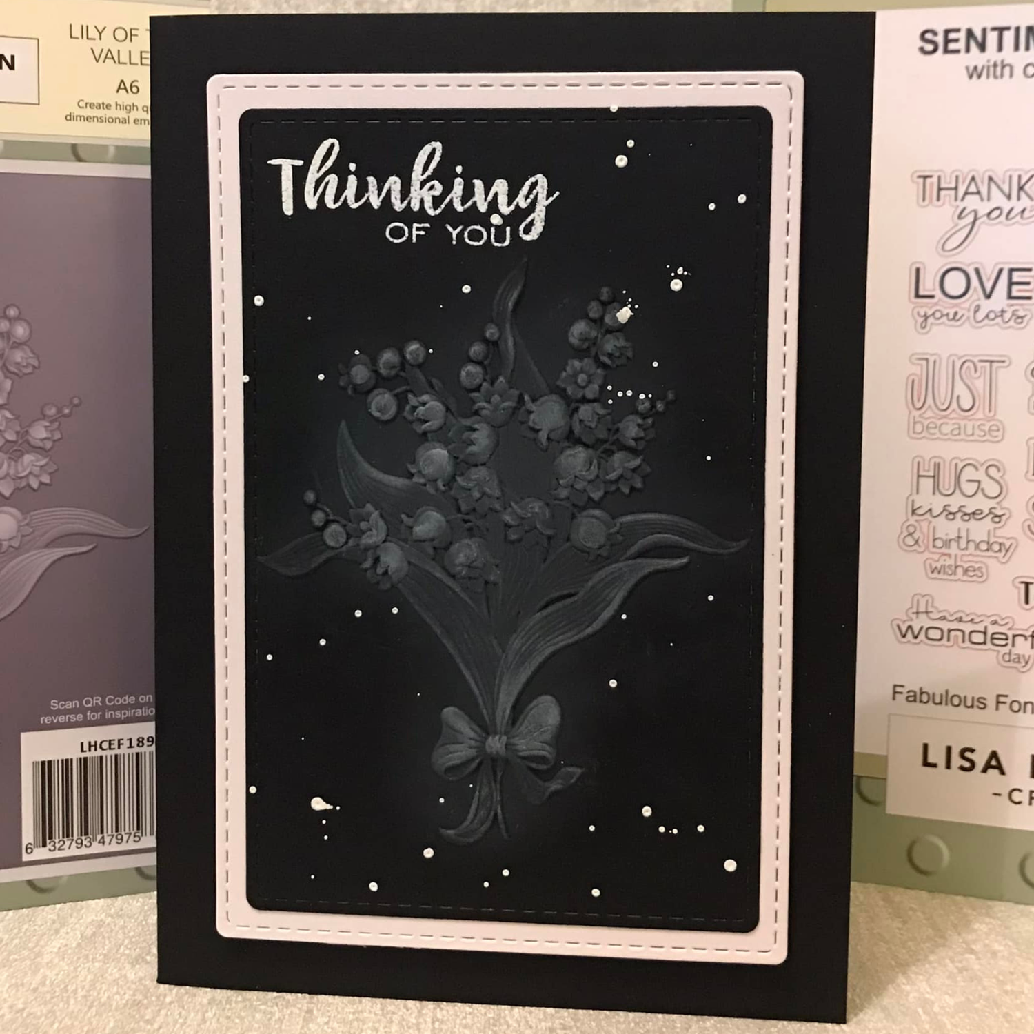 Lisa Horton Crafts Lily of the Valley A6 Layering Stencil