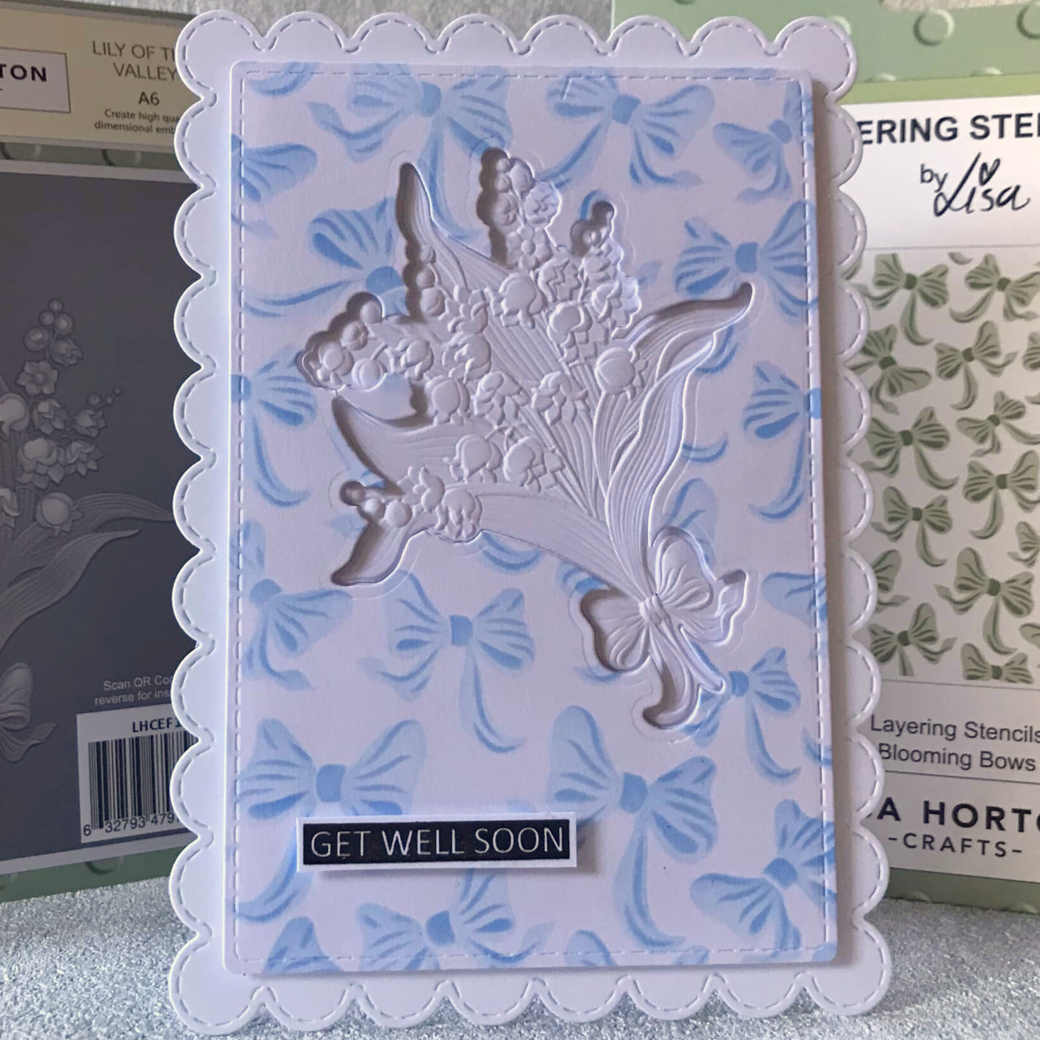 Lisa Horton Crafts Lily of the Valley A6 Layering Stencil