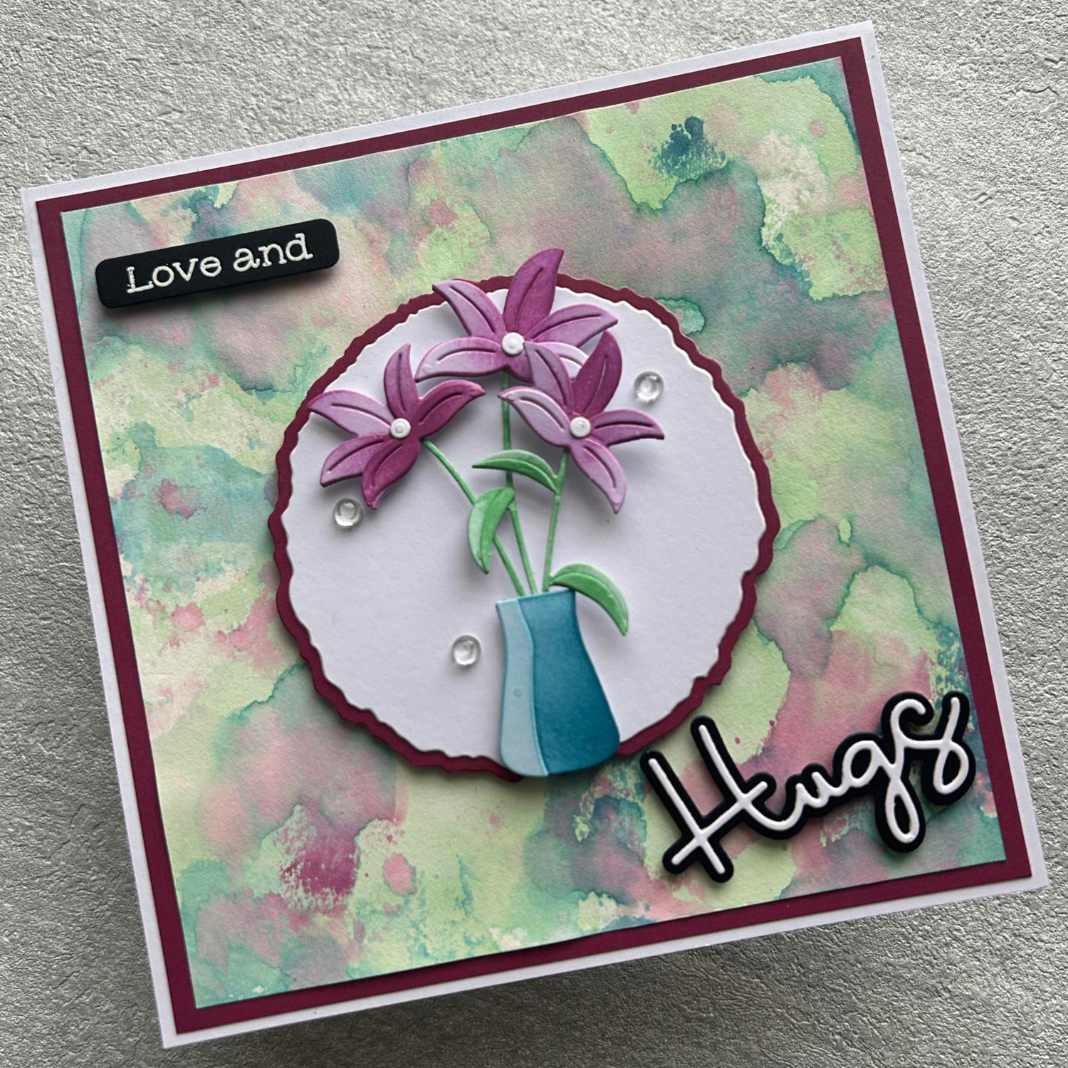 Spellbinders x Lisa Horton Crafts Ripped Edge Circles Dies