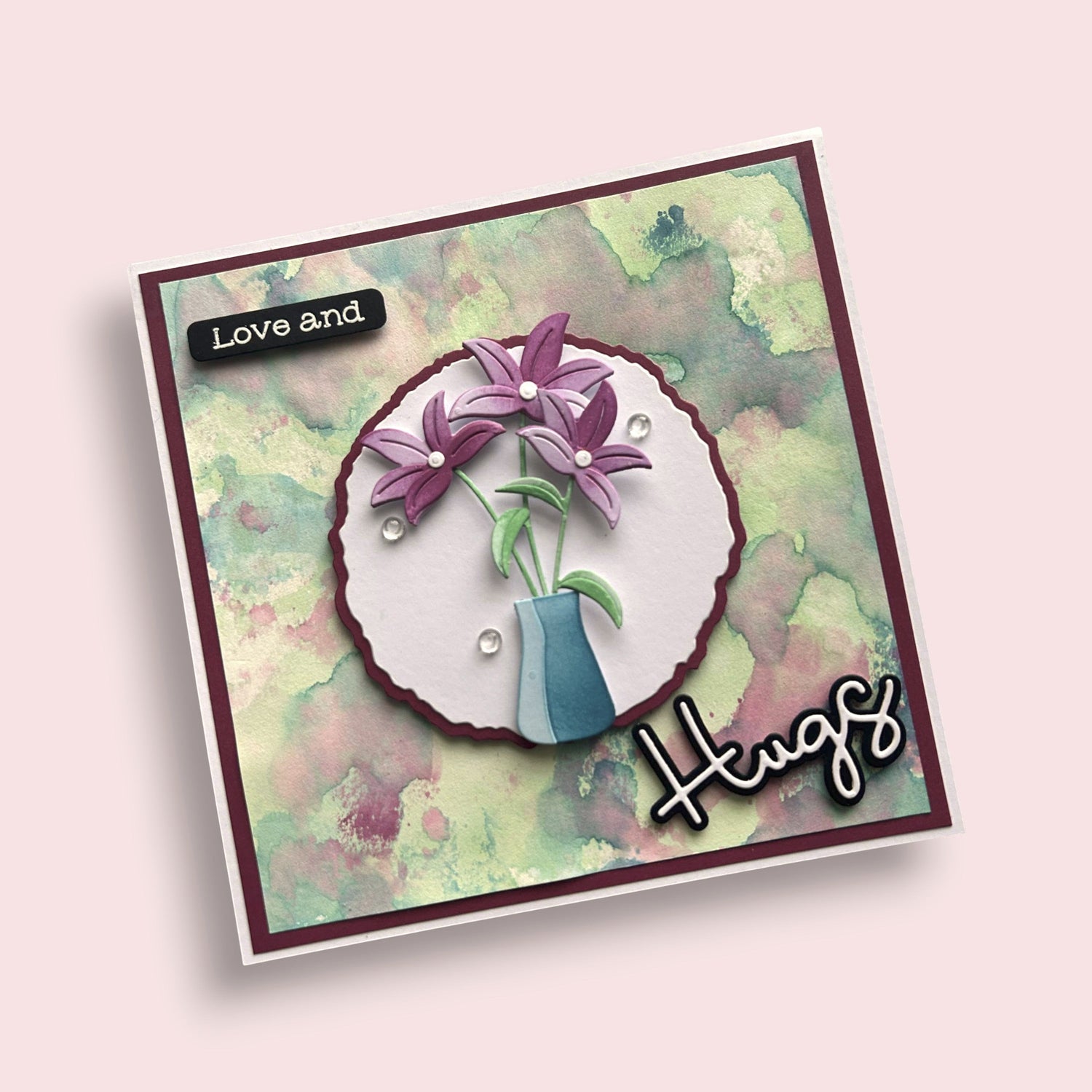 Spellbinders x Lisa Horton Crafts Loves and Hugs Sentiments Stamps and Dies