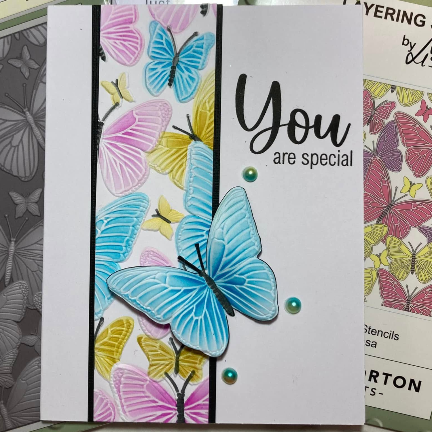 Lisa Horton Crafts Mariposa 5" x 7" Layering Stencils