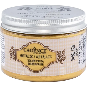 Cadence Metallic Relief Paste – Gold 150ml
