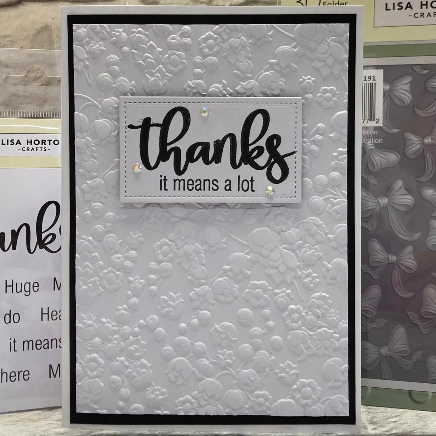 Lisa Horton Crafts Mini Blooms Lily of the Valley Background 5" x 7" Layering Stencil