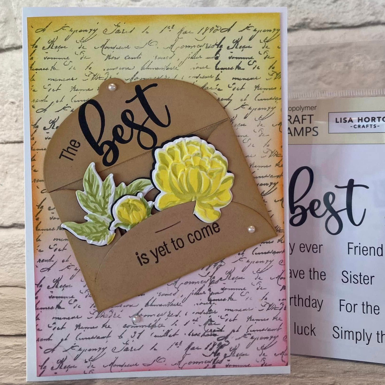 Sentiments For Small Best - Mini Sentiments - Lisa Horton Crafts