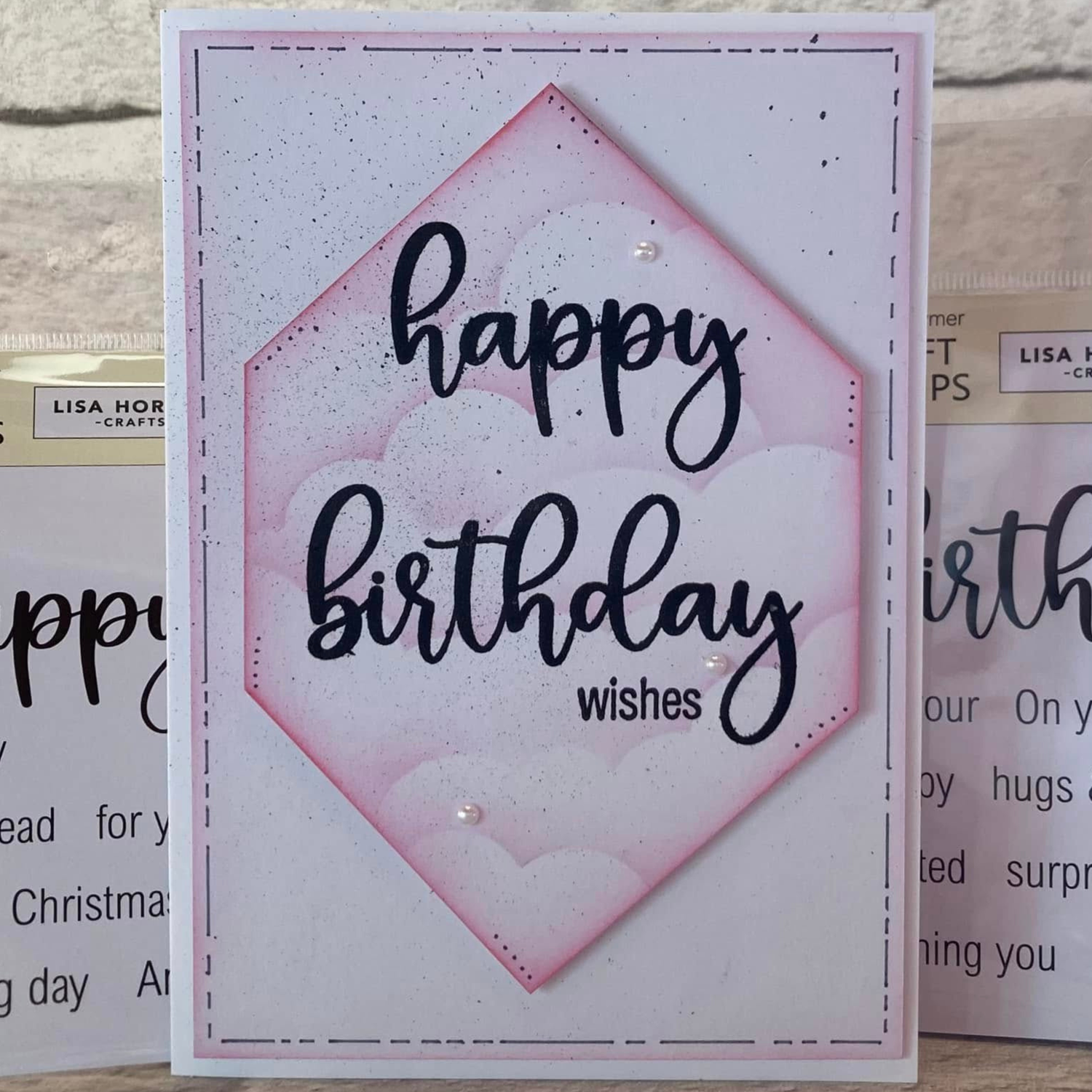 Lisa Horton Crafts Mini Sentiments - Happy