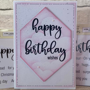 Lisa Horton Crafts Mini Sentiments - Happy