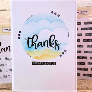 Mini Sentiments - Thanks