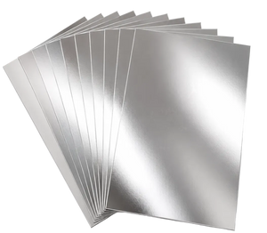 Metallic Foil Card - Silver