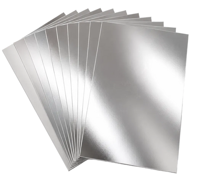 Metallic Foil Card - Silver