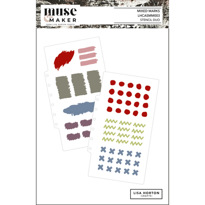Lisa Horton Crafts Muse & Maker Art Stencils 4.5
