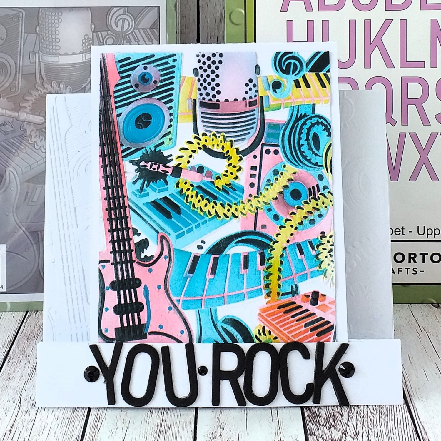 Lisa Horton Crafts Musical A6 Layering Stencils