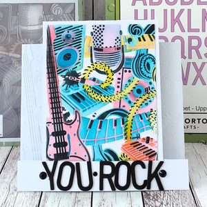 Lisa Horton Crafts Musical A6 Layering Stencils