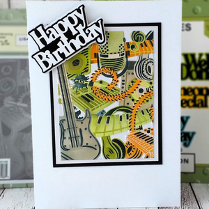 Lisa Horton Crafts Musical A6 Layering Stencils