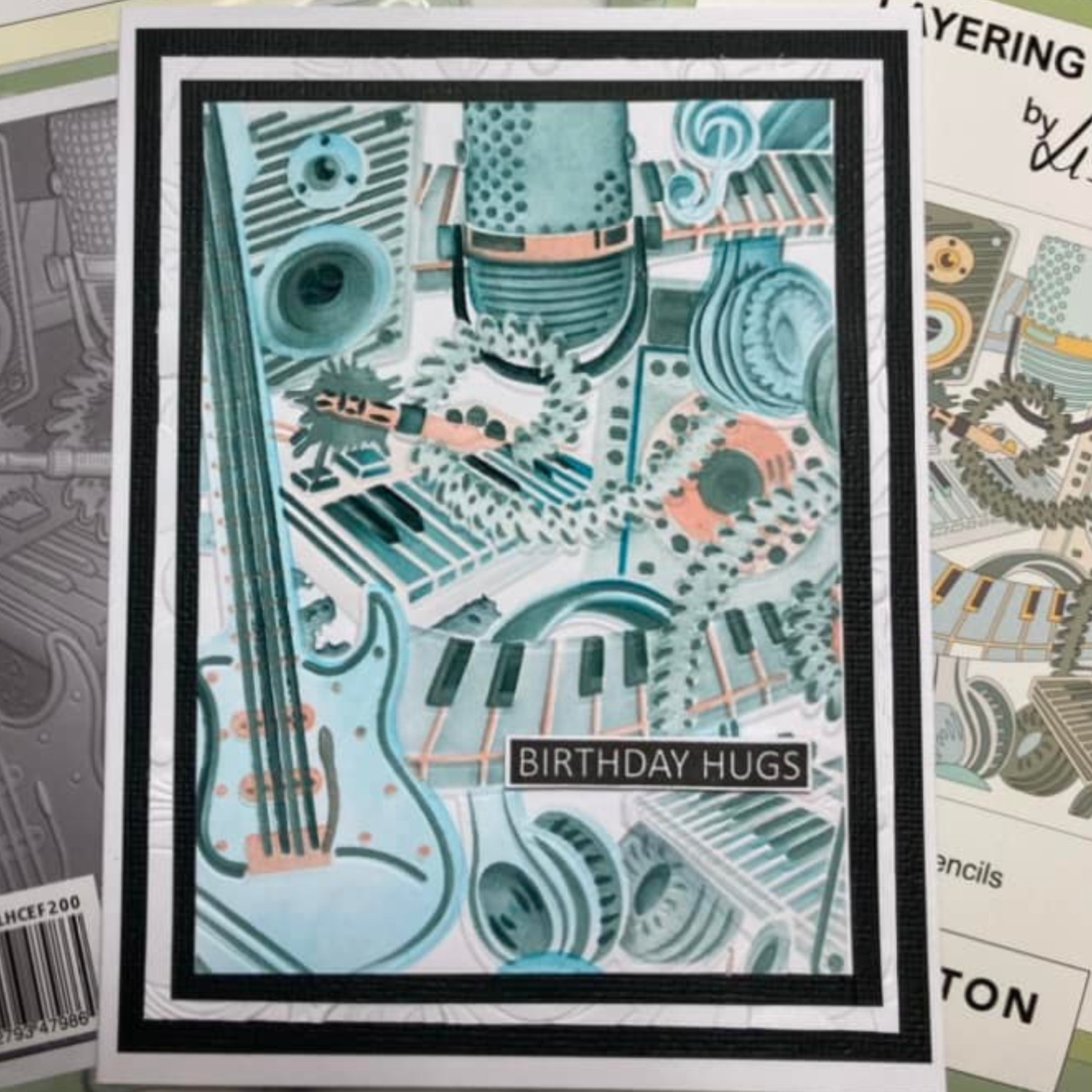 Lisa Horton Crafts Musical A6 Layering Stencils