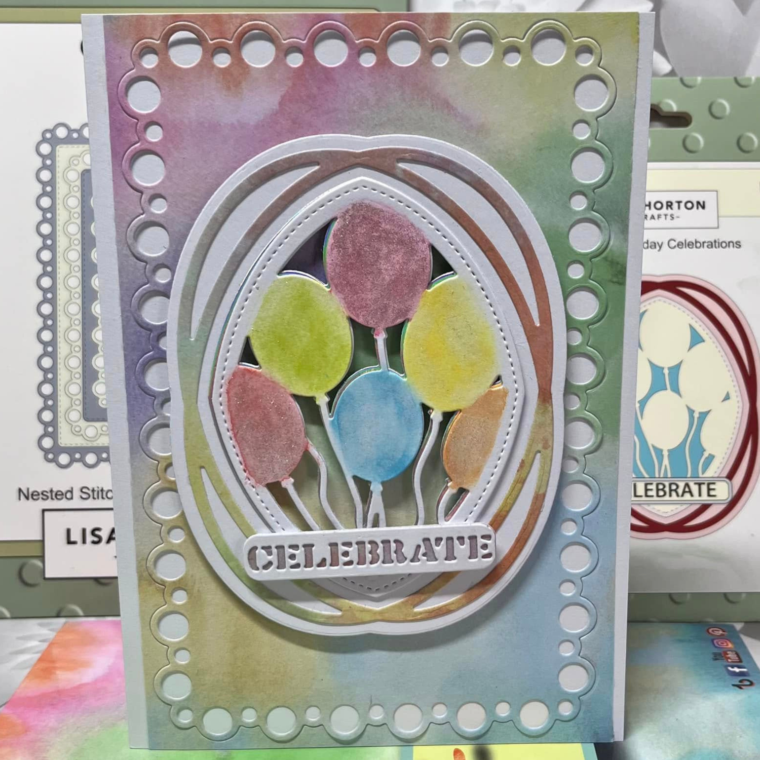 Lisa Horton Crafts Nested Birthday Celebrations Die Set