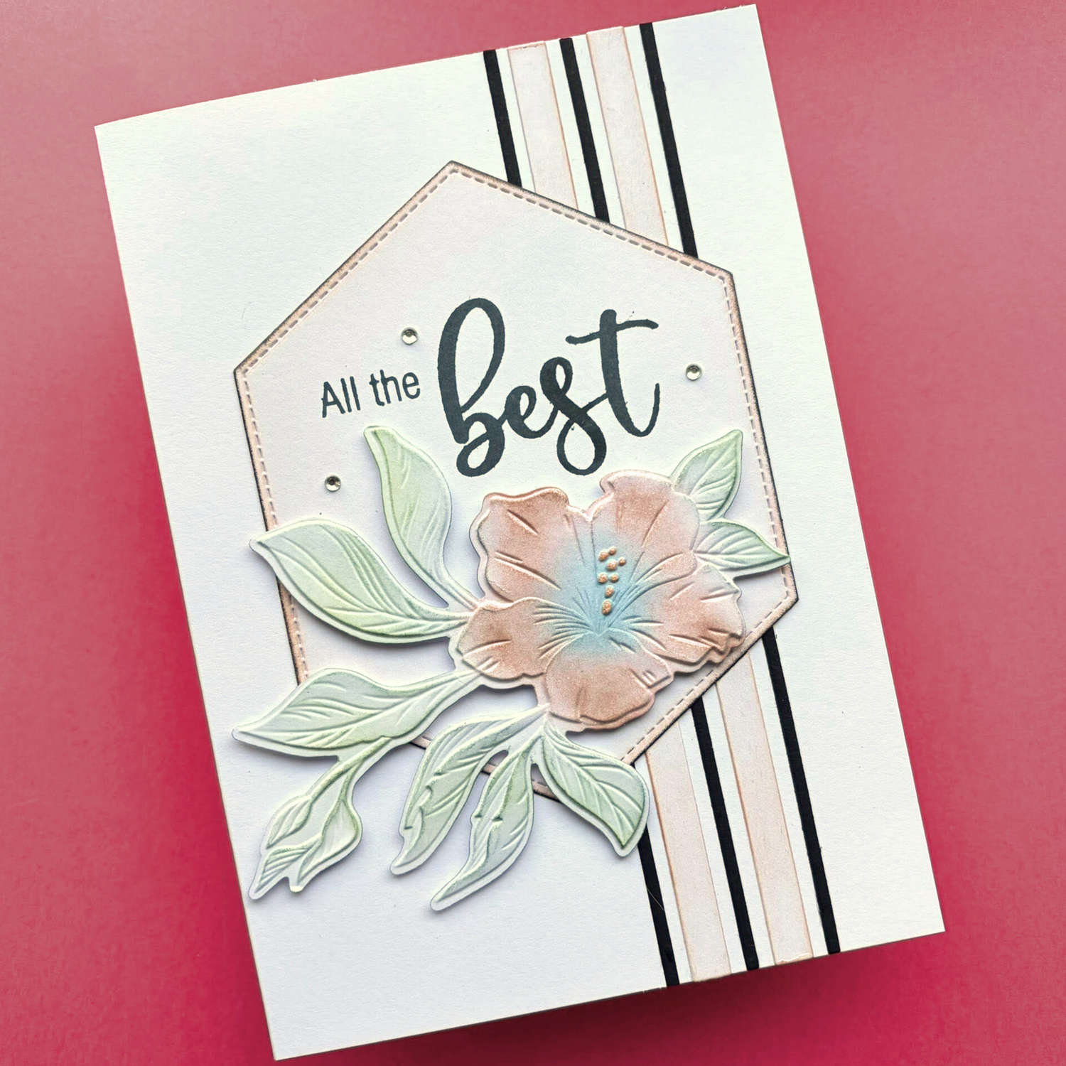 Lisa Horton Crafts Fundamentals Die Set - Nested Elongated Hexagon (8 Dies)